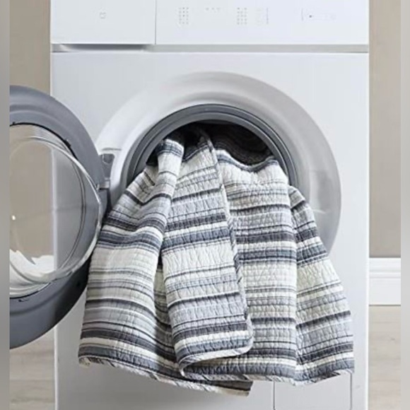 Stone Cottage Fresno Blue Cotton Quilt Bonus Set  Fresno Blue - Full - Queen - Picture 2 of 11